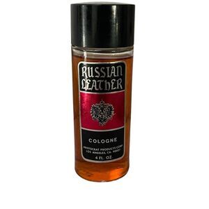 Vintage Russian Leather Cologne 4fl oz Aristocrat Products‎ Corp USA HTF Full